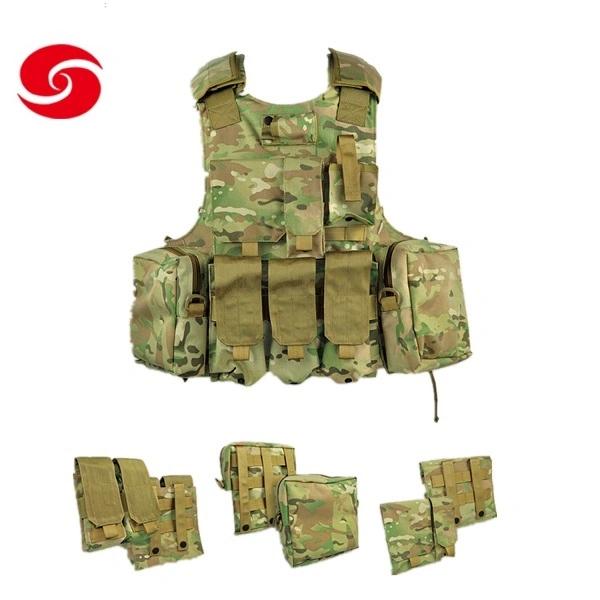 Military Customized Camouflage Army Gear Safety Vest Plate Carrier