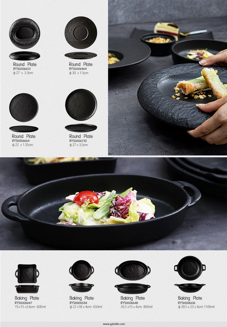 Wholesale High Grade Matt Glaze Plates Set Dinnerware Dining Ceramic Dinnerware Set